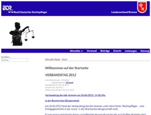 Tablet Screenshot of hb.bdr-online.de