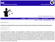 Tablet Screenshot of he.bdr-online.de